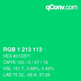 Color code: RGB 1 213 113 | qconv.com