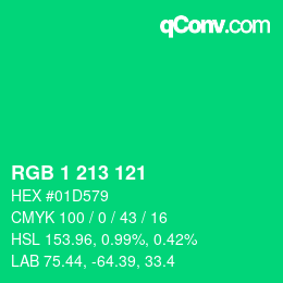 Color code: RGB 1 213 121 | qconv.com