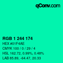 Color code: RGB 1 244 174 | qconv.com