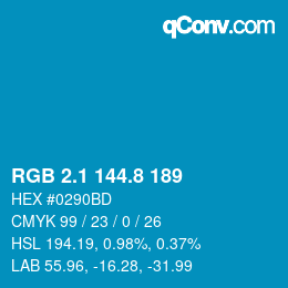 Color code: RGB 2.1 144.8 189 | qconv.com