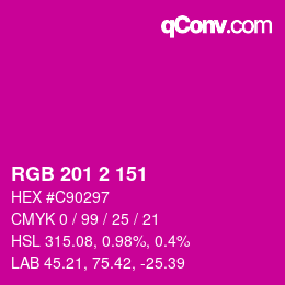 カラーコード: RGB 201 2 151 | qconv.com
