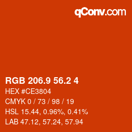 Color code: RGB 206.9 56.2 4 | qconv.com