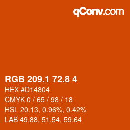Color code: RGB 209.1 72.8 4 | qconv.com