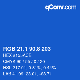 Color code: RGB 21.1 90.8 203 | qconv.com