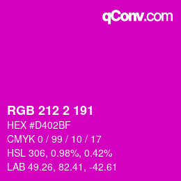 カラーコード: RGB 212 2 191 | qconv.com