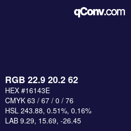 Color code: RGB 22.9 20.2 62 | qconv.com