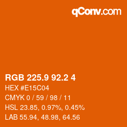 Color code: RGB 225.9 92.2 4 | qconv.com