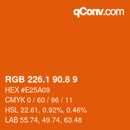 Farbcode: RGB 226.1 90.8 9 | qconv.com