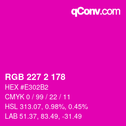 カラーコード: RGB 227 2 178 | qconv.com