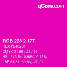 カラーコード: RGB 228 2 177 | qconv.com