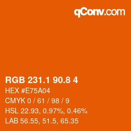 Color code: RGB 231.1 90.8 4 | qconv.com