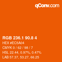 Color code: RGB 236.1 90.8 4 | qconv.com