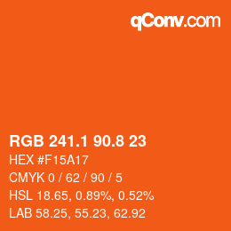 Color code: RGB 241.1 90.8 23 | qconv.com