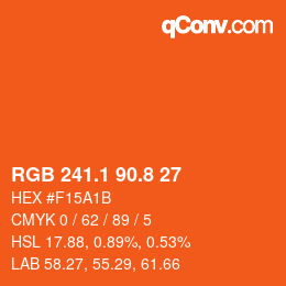 Color code: RGB 241.1 90.8 27 | qconv.com