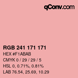 Color code: RGB 241 171 171 | qconv.com