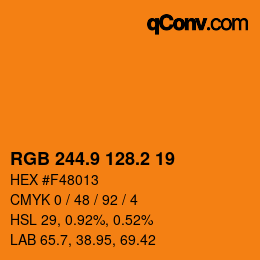 Color code: RGB 244.9 128.2 19 | qconv.com