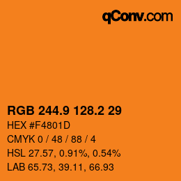 Color code: RGB 244.9 128.2 29 | qconv.com