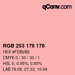 Color code: RGB 253 178 178 | qconv.com