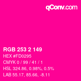 カラーコード: RGB 253 2 149 | qconv.com