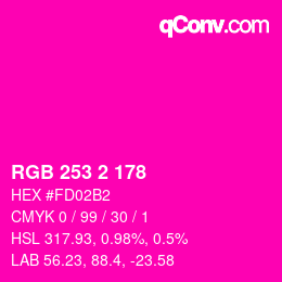 カラーコード: RGB 253 2 178 | qconv.com