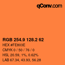 Color code: RGB 254.9 128.2 62 | qconv.com