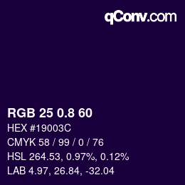カラーコード: RGB 25 0.8 60 | qconv.com