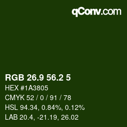 Color code: RGB 26.9 56.2 5 | qconv.com