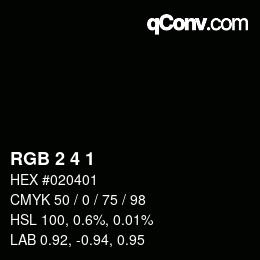 Color code: RGB 2 4 1 | qconv.com