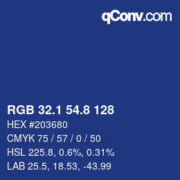Color code: RGB 32.1 54.8 128 | qconv.com