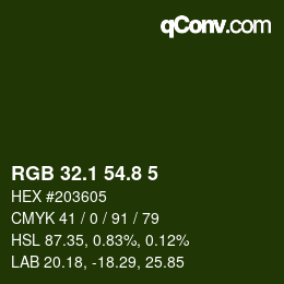 Color code: RGB 32.1 54.8 5 | qconv.com