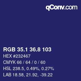 Color code: RGB 35.1 36.8 103 | qconv.com