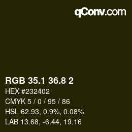 Color code: RGB 35.1 36.8 2 | qconv.com