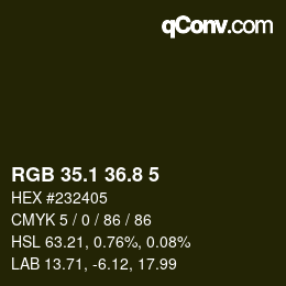 Color code: RGB 35.1 36.8 5 | qconv.com