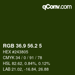 Color code: RGB 36.9 56.2 5 | qconv.com