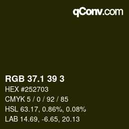カラーコード: RGB 37.1 39 3 | qconv.com
