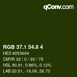 Color code: RGB 37.1 54.8 4 | qconv.com