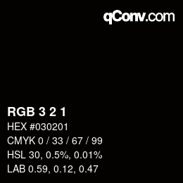 Farbcode: RGB 3 2 1 | qconv.com