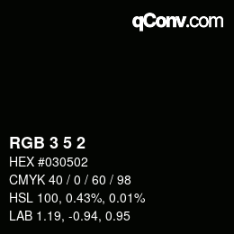 Color code: RGB 3 5 2 | qconv.com