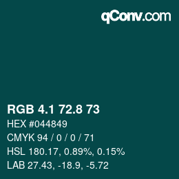 Color code: RGB 4.1 72.8 73 | qconv.com