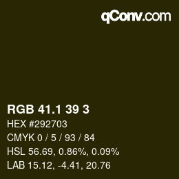 カラーコード: RGB 41.1 39 3 | qconv.com