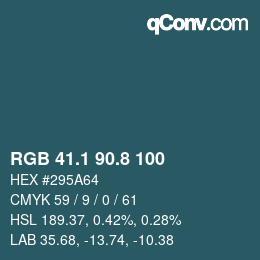 カラーコード: RGB 41.1 90.8 100 | qconv.com
