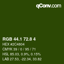 Color code: RGB 44.1 72.8 4 | qconv.com