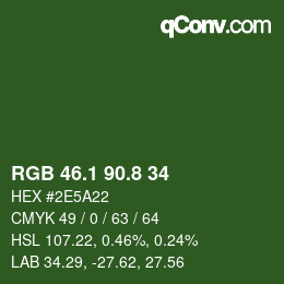 Color code: RGB 46.1 90.8 34 | qconv.com