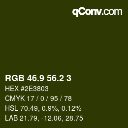 Color code: RGB 46.9 56.2 3 | qconv.com