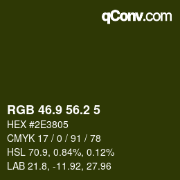 Color code: RGB 46.9 56.2 5 | qconv.com