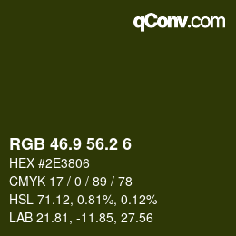 Color code: RGB 46.9 56.2 6 | qconv.com