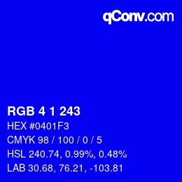 Color code: RGB 4 1 243 | qconv.com