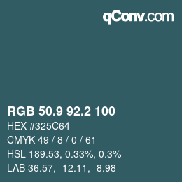 カラーコード: RGB 50.9 92.2 100 | qconv.com