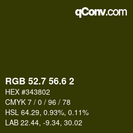カラーコード: RGB 52.7 56.6 2 | qconv.com