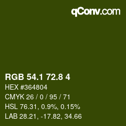 Color code: RGB 54.1 72.8 4 | qconv.com